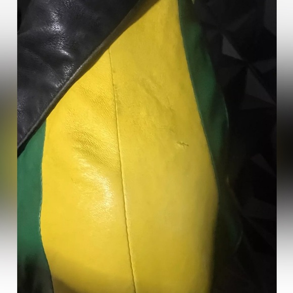 ❌❌SOLD❌❌Vintage Michael Hoban North Beach Color Block Hobo - Picture 5 of 7